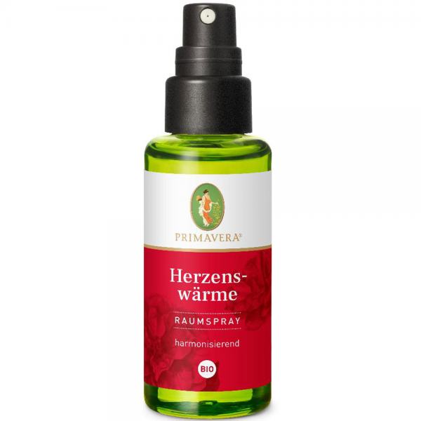 Primavera Herzenswärme Raumspray bio 50ml ( Samt und Rosen )